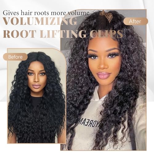 Root Lifting Hair Clips for Volume Curly Hair Clips Volume Root Clips No Crease Hair Root Lifting Clips for Bouncy Curls