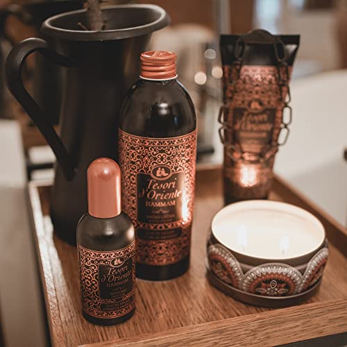 Tesori d'Oriente Hammam Flower Perfumes for Women, Eau De Toilette, Women’s Fragrances, Elegant Aroma Composition with Blend of Rare & Precious Oil100ml 3.38fl.oz [Italian Import]