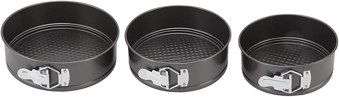 Cake Pan Set, Round Cheesecake Pan, Nonstick Cake Pan with Removable Bottom for Cheesecakes, Yogurt Cakes, Mousse, Coffee Cakes (18/20/22)