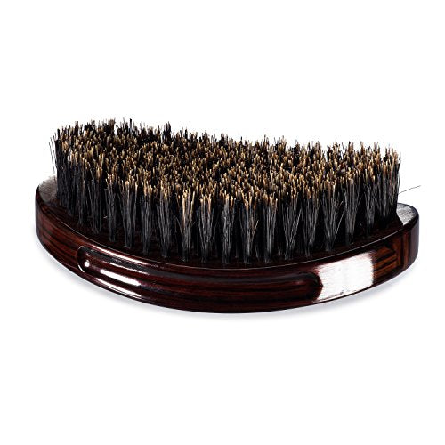Torino Pro Wave Palm Brush #730 by Brush King - Medium Curve 360 Waves Multi-Purpose Brush