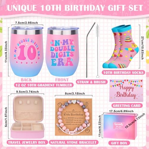 10 Year Old Girl Birthday Gifts, Best 10th Birthday Gifts for Teen Girls, Double Digits Girls 10th Birthday Gifts Ideas, 10 Year Old Girl Birthday Easter Gifts for Daughter Niece Granddaughter