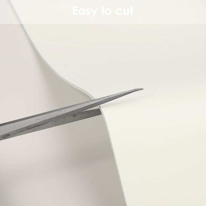 Leather Desk Mat,1.8mm Thick,15.75x63 Inch Desk Cover,Desk Protector Mat,Dresser Cover Top,Desktop Cover,Dresser Cover Top for Bedroom,Table Protector Mat(White+White,15.75x63)