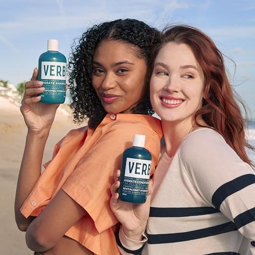 VERB Hydrate Shampoo - Cleanse Dry + Frizzy Hair - Smooth + Reduce Frizz - Amber + Warm Jasmine Scent