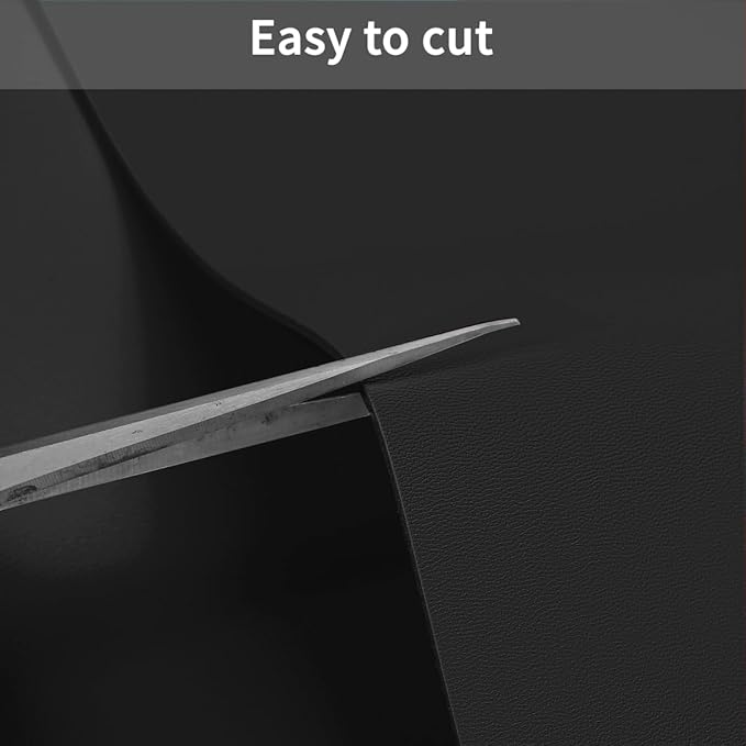 Dresser Protector - 12x86 Inch Waterproof Easy to Clean Can Conceal Flaws Protector The Table Top from Scratches Used for Coffee Table Dresser(Black+Black 12x86)