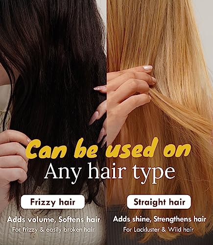 LABIOTTE Silk Oil Hair Treatment for Repair, Frizz Control & Shine - With Jojoba Oil for Dry, Damaged Hair Growth - 5.07 Fl Oz