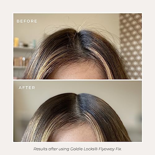Goldie Locks Flyaway Fix Hydrating Pomade Stick for Hair & Extensions, Tames Flyaways, Styles, Defines, No Residue, Controls Frizz, Adds Shine, Smooths, Moisturizes, Non-Greasy, Lightweight, 0.5 oz