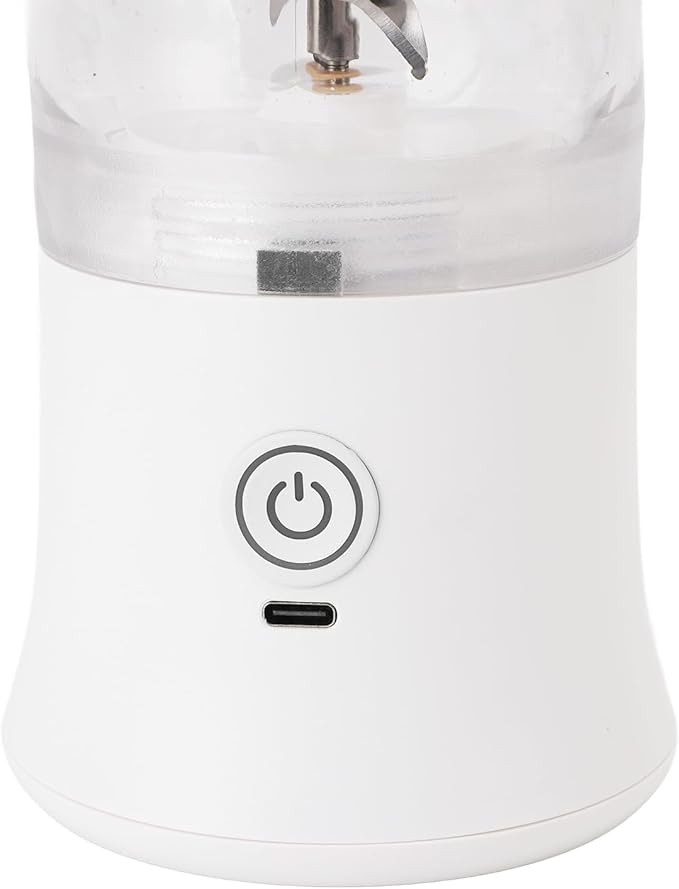 Portable Blender Mini Blender Personal 600ml 18000RPM USB C Rechargeable with Stainless Steel Blades RGB Light for Travel Gym Home