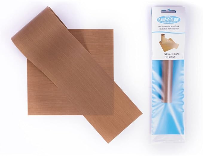 Bake-O-Glide SQPCT225 Square and Wall Liner, Woven Glass Fabric Coated in 100% PTFE