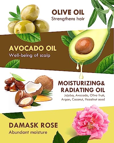 LABIOTTE Silk Oil Hair Treatment for Repair, Frizz Control & Shine - With Jojoba Oil for Dry, Damaged Hair Growth - 5.07 Fl Oz