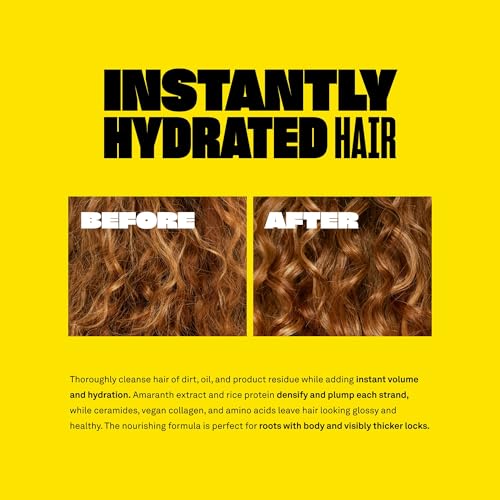 BABE ORIGINAL Locks Densifying Shampoo for Women and Men, Volumizing Shampoo Promotes Thickness and Prevents Hair Loss, for Fuller, Thicker Hair, Cruelty Free, 13.5 fl oz.