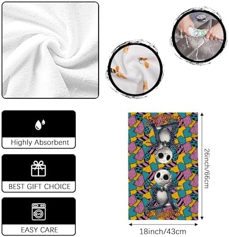 Halloween Kitchen Towels Dish Towels Gothic Decor Day of The Dead Halloween Decorations for Home Party