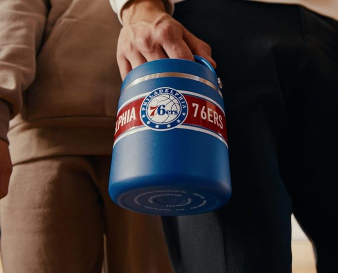 Hydrapeak x NBA Officially Licensed New Orleans Pelicans 25oz Stainless Steel Vacuum Insulated Thermos Food Jar with Handle, Wide Mouth Leak-Proof Soup Thermos for Adults, 10 Hours Hot and 16 Hrs Cold