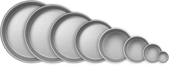 PME Professional Aluminum Baking Pan Round 8 x 4