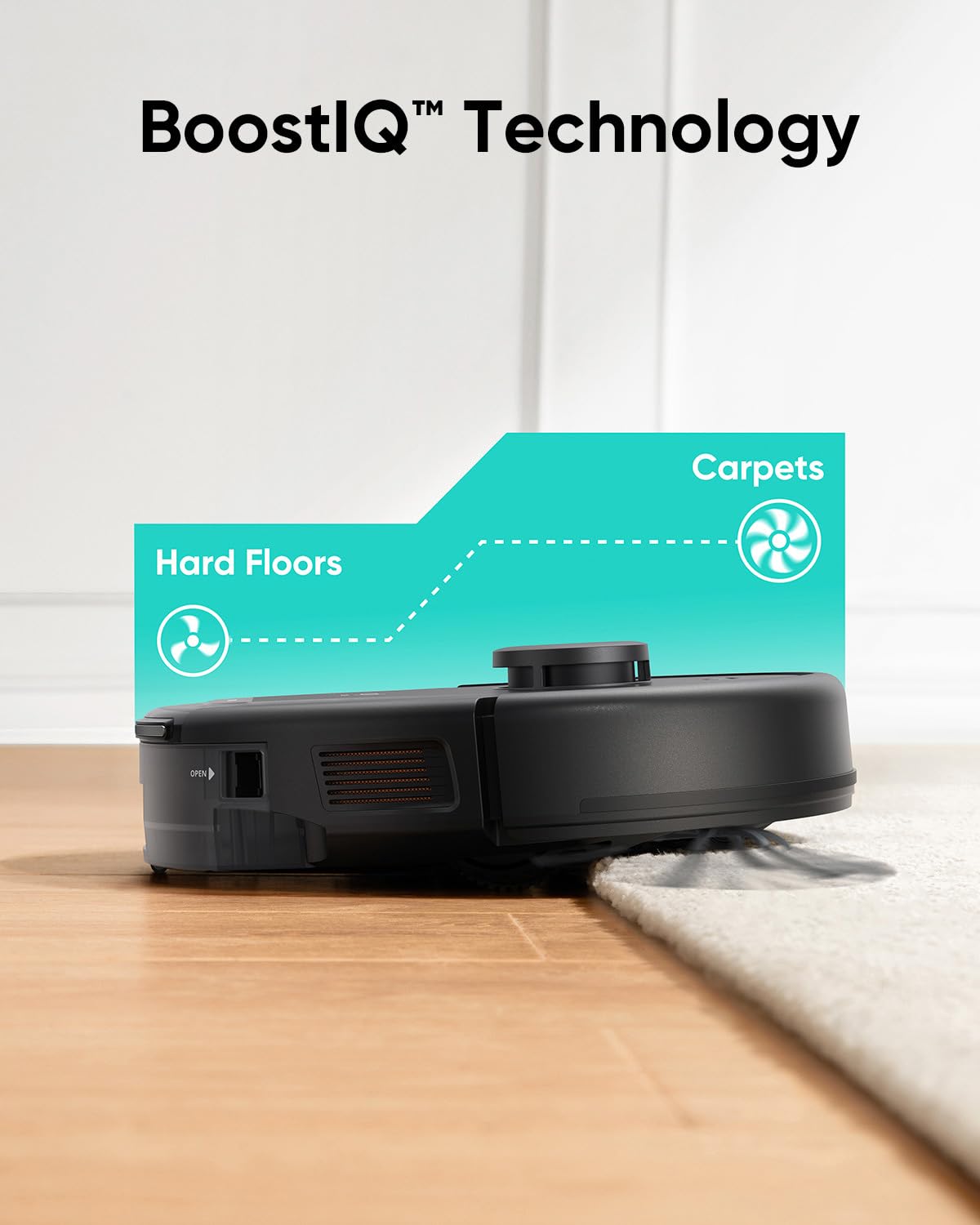 eufy Renewed L60 Robot Vacuum with Self Empty Station, Hair Detangling Technology, Up to 60 Days Hands Free Cleaning, 5,000 Pa Suction, Remove Hair, Dust (Renewed)