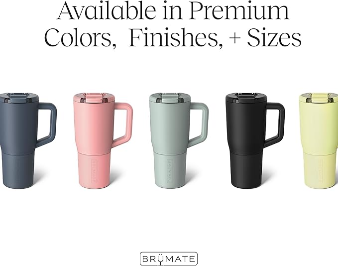 BrüMate Müv - 25oz 100% Leak Proof Insulated Coffee Mug with Handle & Lid - Stainless Steel Coffee Travel Mug - Double Walled Coffee Cup (Lavender)