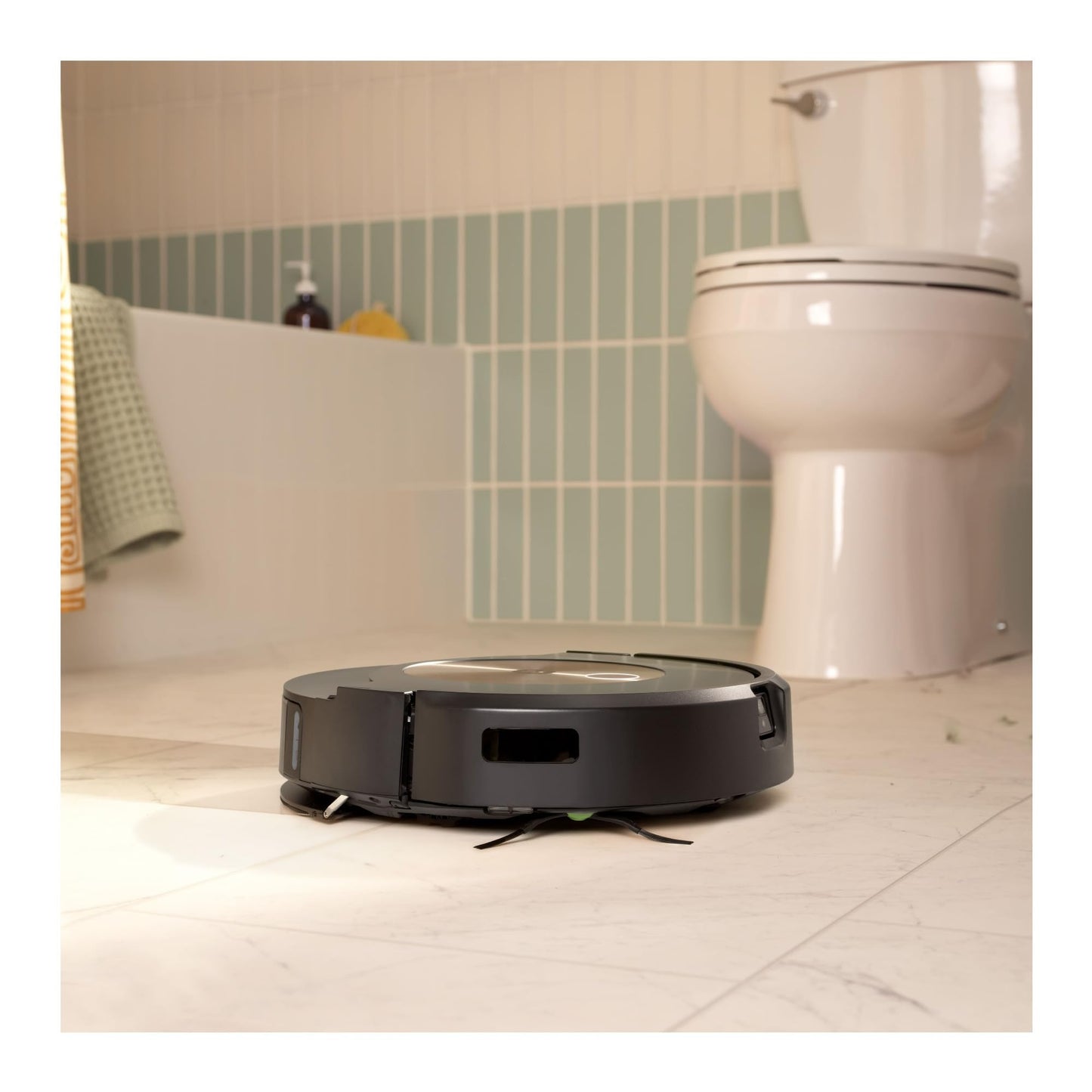 iRobot Roomba j9+ Self-Emptying Robot Vacuum – Powerful Suction, Identifies and Avoids Obstacles Like pet Waste, Self-Empties for 60 Days, Best for Homes with Pets, Smart Mapping, Works with Alexa