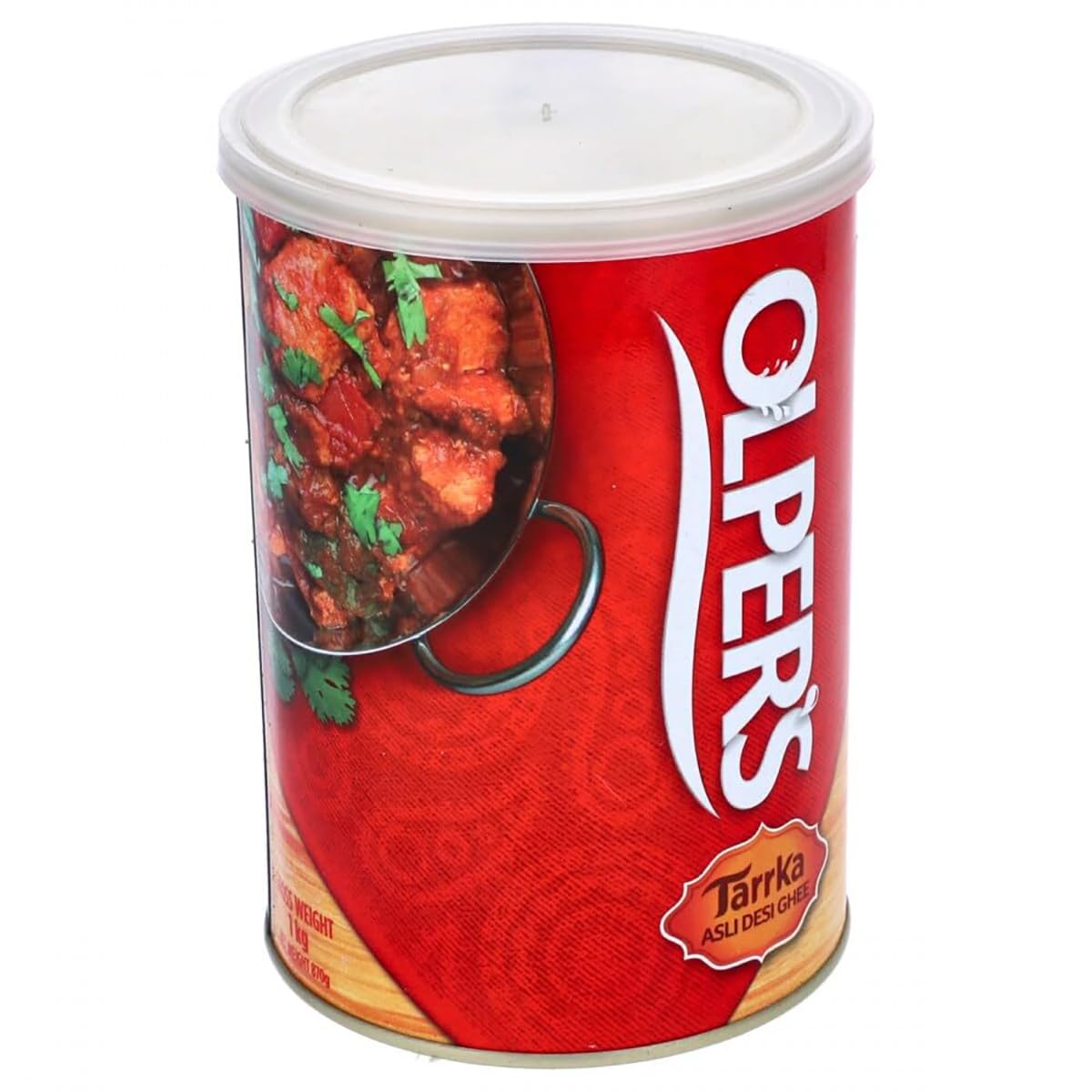 Olper's Tarrka Asli Desi Ghee 1 kg (35.27 Oz) | Pack of 1 | Authentic Clarified Butter | Ideal for Sautéing, Roasting, Baking and Curries