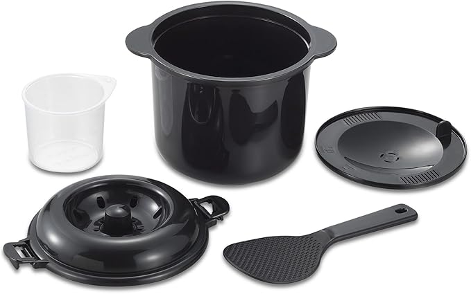 Home & Appliances Rice Cocker Only for Microwave Oven 2-cup Chibikuro-kun Model: