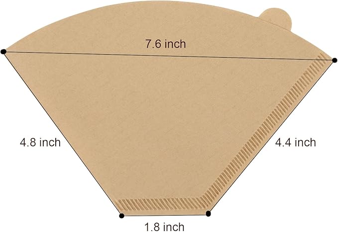 Disposable Coffee Paper Filters for Ninja Dual Brew Coffee Maker,200 Pcs #4 Cone Replacement Filter Compatible with Ninja DualBrew Pro CFP301 CFP201 Coffee Maker