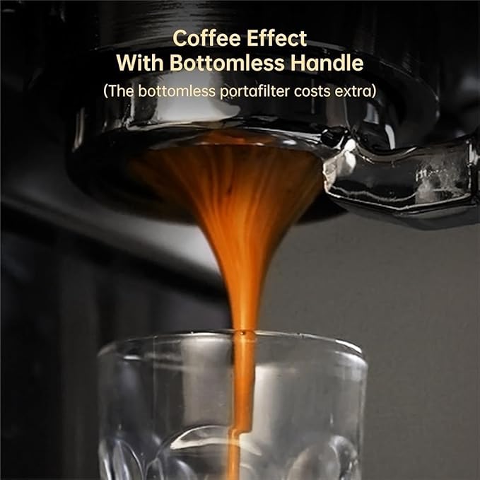 Semi-auto Stainless Steel Household Coffee Machine 19 Capsules Superfine Capsule Powder Coffee Machine Cappuccino and Espresso H11 (Color : H11 SR, Size : CHINA_US)