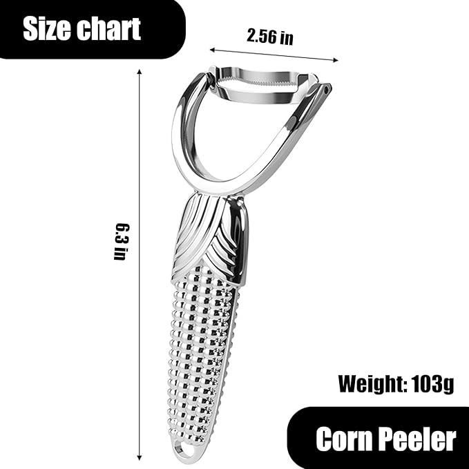 2 Packs Corn Peeler for Corn on the Cob,2026 Upgraded corn cob stripper tool,Corn on the Cob Remover,Corn Cob Stripper tool Easy to Clean,Sweet Corn Cutter,Corn Cob Peeler as Gift for Women