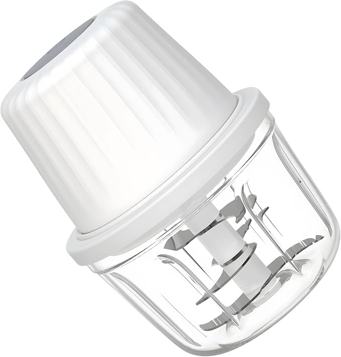 Cordless Electric Garlic Chopper, 400 Ml Mini Food Processor, Type-C Charging