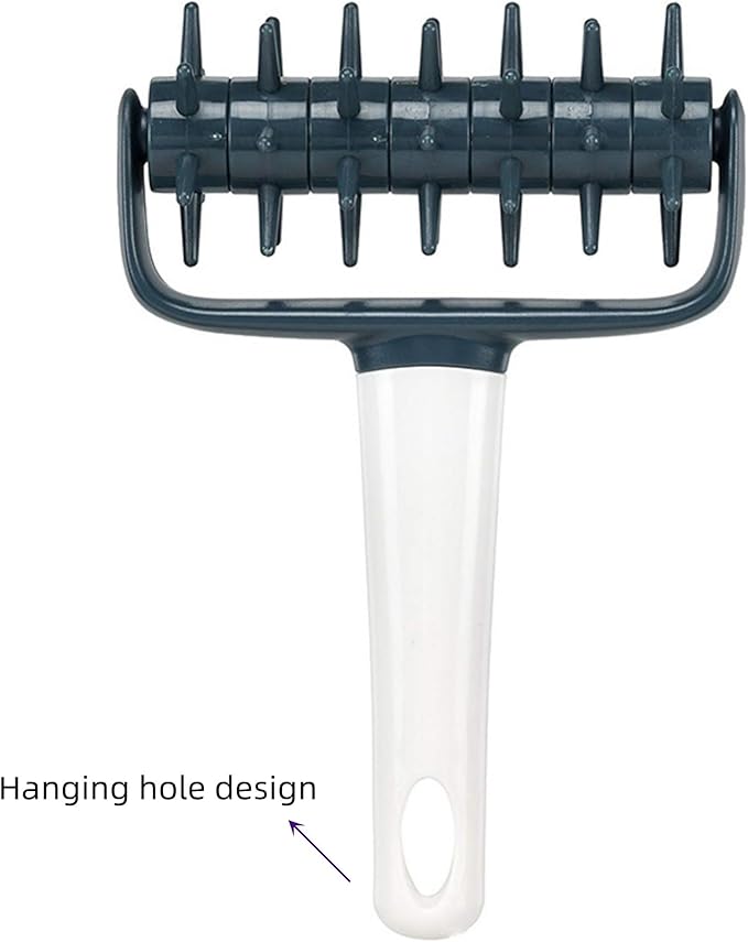 Pizza Dough Docker Roller - Bubble and Blistering Killer Time-Saver for Home Kitchen Pizza Making - Docking Tool Accessory