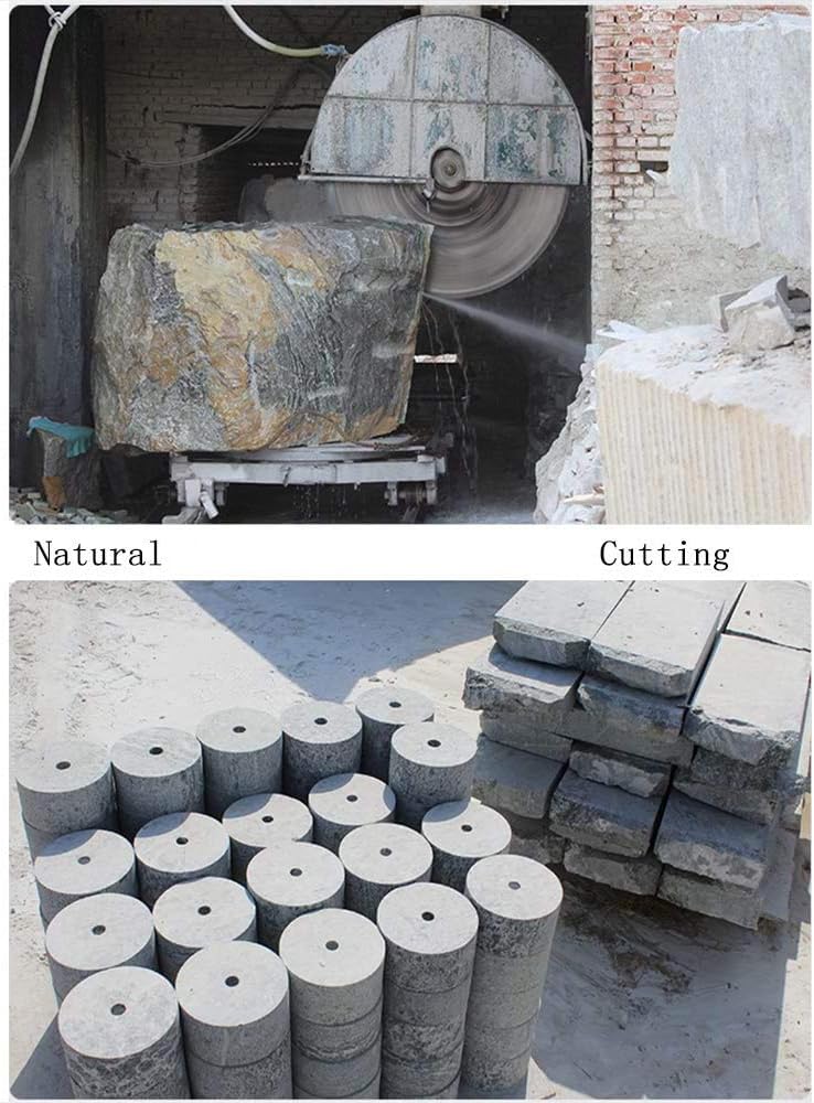 Natural Granite Handmade Stone Mill/Grinder (13.8Wx17.7L)
