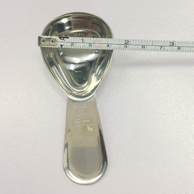 CoaGu 3pcs 15ml Coffee Scoops: Durable 18/8 Stainless Steel Tablespoons (1 Tbsp) for Precision Coffee Brewing and Baking
