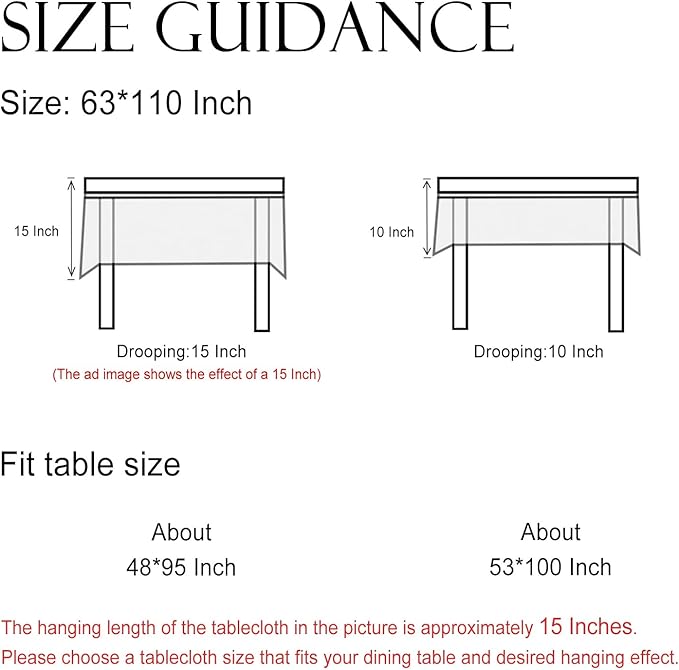 ISAENNE Designer Linen Floral Extra Long Rectangle Tablecloth,Light Green Farmhouse Durable Table Cloth,Washable Decor Tablecloths for Dining Kitchen Thanksgiving Christmas,63"*110"-Floralsea B
