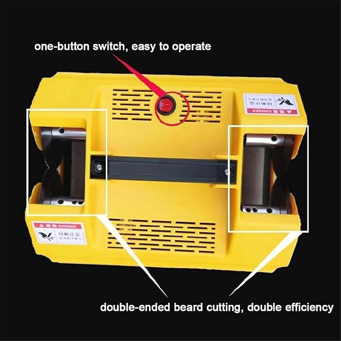 Electric Garlic Root Stem Cutter, Garlic Top Tails Remover Machine, for Onion, Single Garlic
