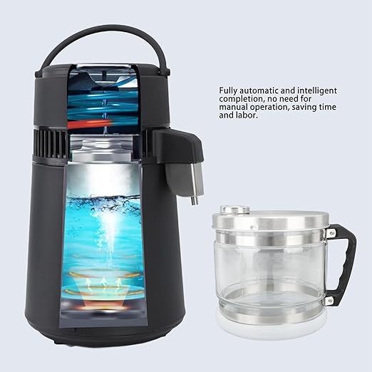 1 Gallon 4L Water Distiller Container Replacement Glass Collection Bottle Distiller Water Container for Home Beauty Countertop