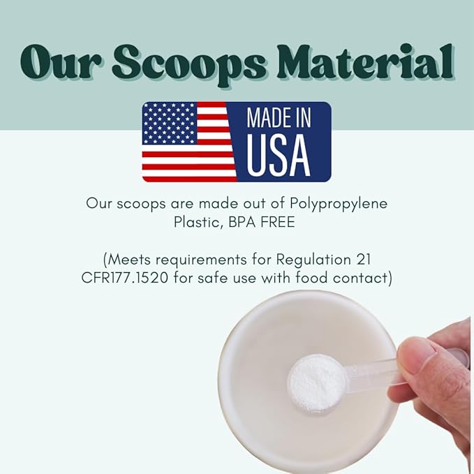 70 mL (2.37 Oz. | 4.73 Tablespoon) Long Handle Scoop for Measuring Coffee, Pet Food, Grains, Protein, Spices and Other Dry Goods (Pack of 10)