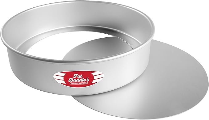 Fat Daddio's PCC-123 Anodized Aluminum Round Cheesecake Pan, 12 x 3 Inch
