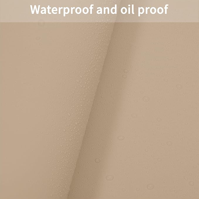 Leather Desk Mat,1.8mm Thick,12x60 Inch Desk Cover,Desk Protector Mat,Dresser Cover Top,Dresser Top Cover,Dresser Top Protector,Desk Covers On Top of Desks(Light Brown+Gray,12×60)