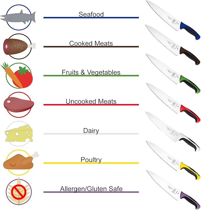 Mercer Culinary Millennia Color Handle Cutlery 3" Slim Paring Knife Yellow