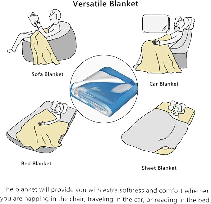 Majestic Whale Plush Throw Blanket - Soft, Comfy, Lightweight, Warm, and Fuzzy - Ideal Gift for Men and Boys - Perfect for Couch, Bedroom, Travel, Bed - 80x60 inches