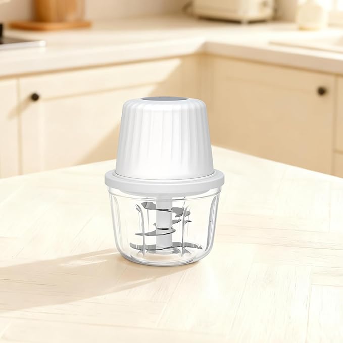 Electric Garlic Chopper, Wireless Mini Food Processor, 13.5 Oz / 400 Ml Cordless Veggie Choppers, For Garlic, Ginger, Pepper, Onion, With Type-C Charging