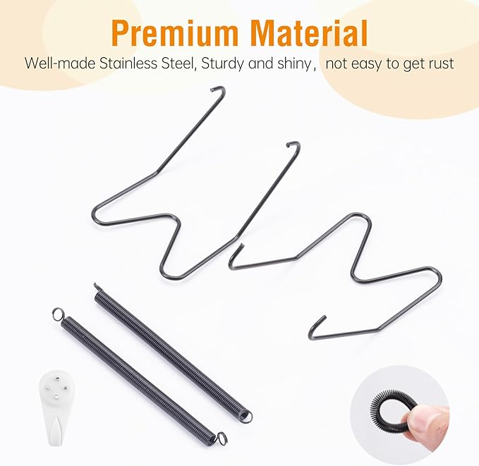 Bilillo 12 Pack Plate Hangers for The Wall, Suitable for 8''-10'' Decorative Plate,Invisible Heavy Duty Wire Plate Holder with Wall Hooks, Plate Hangers for Displaying Plates, Platter, Dish (Black)