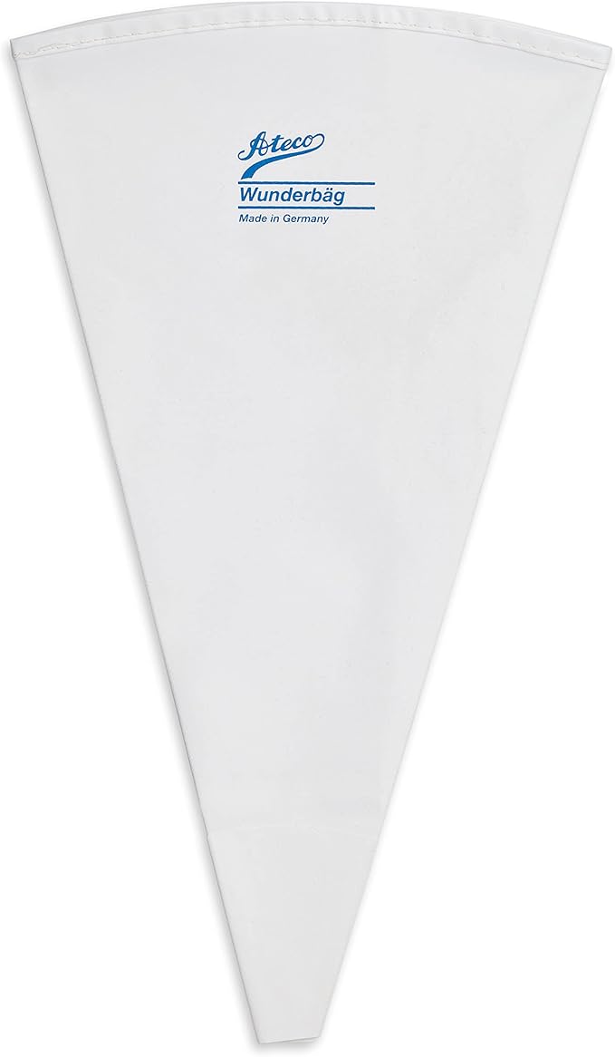 Ateco Wunderbag Decorating Bag, 10-Inch, Reusable, Professional Grade & Heavy Duty Construction, White