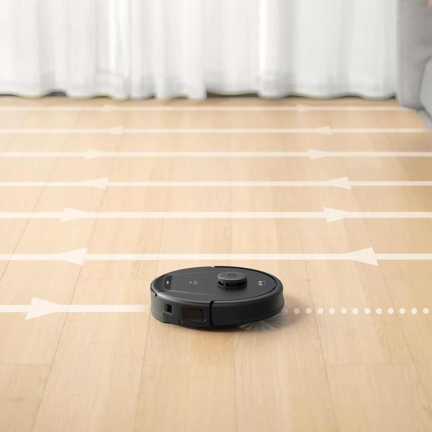 eufy L50 SES Robot Vacuum with 60 Day Self-Empty Station, Multi-Floor Cleaning, Precise iPath Laser Navigation, Customizable Al Mapping, Climb Up to 20 mm, Ideal for Hard Floor Tile Carpet (Renewed)