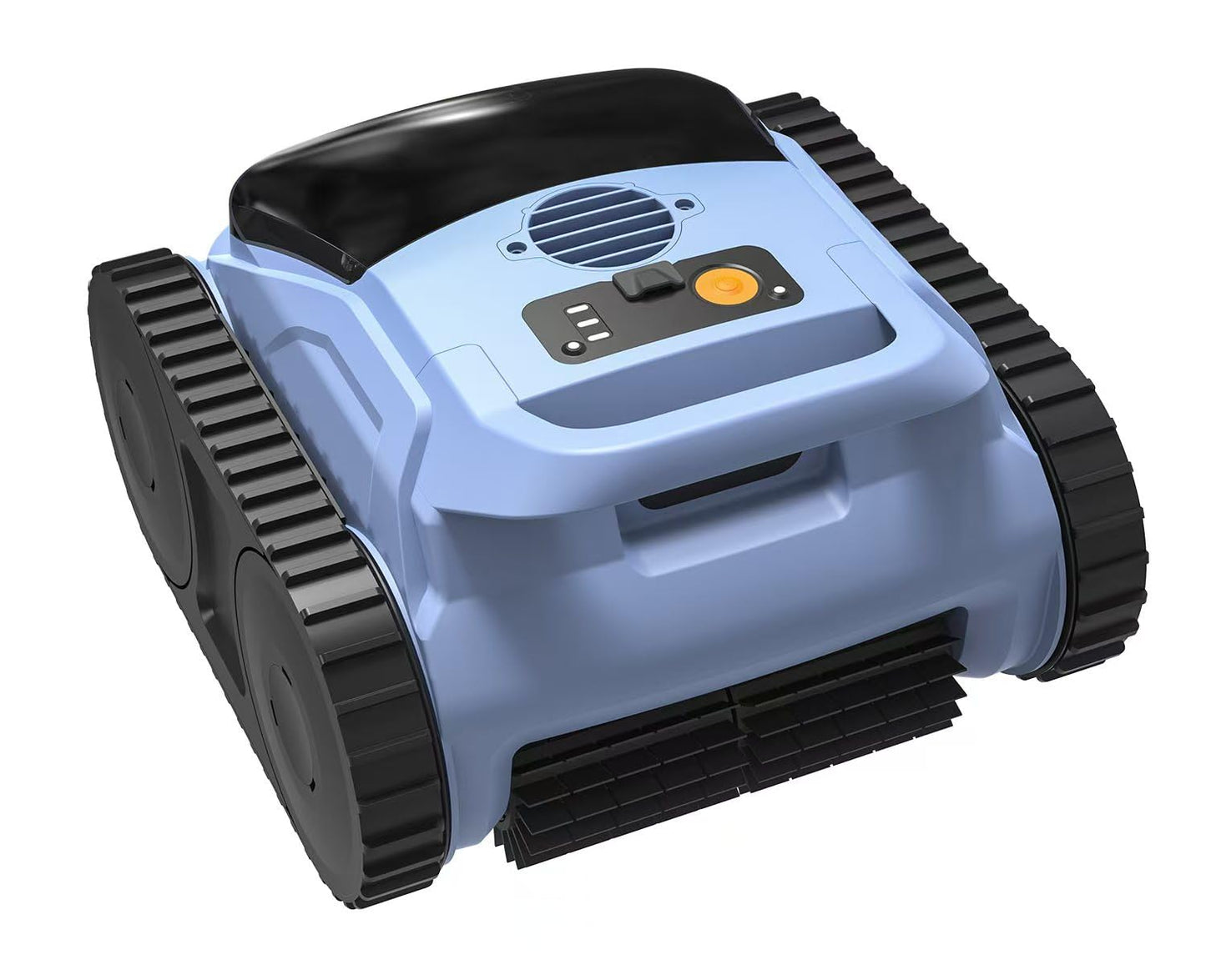 180 Mins Runtime Pool Vacuum for Above Ground Pool, Cordless Robotic Pool Cleaner Up to 2000 Sq.ft, Self-Parking, LED Indicator, Pool Vacuum for Inground Pools for Wall, Floor and Auto Mode (Blue)