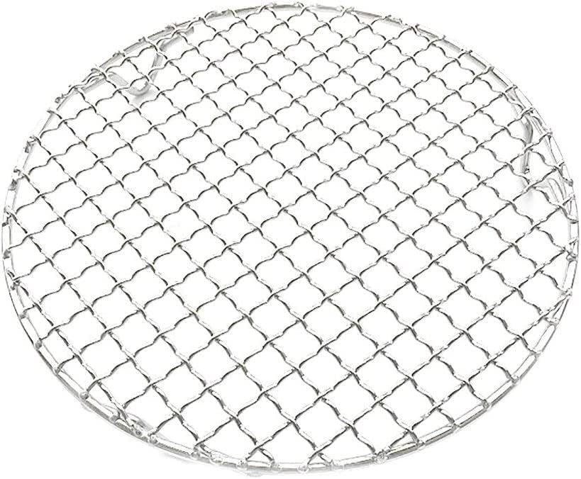 8.3" Round Cooling Rack Baking 304 Stainless Steel Versatile Steaming Grilling Fit Air Fryer,Cake Pan, Oven