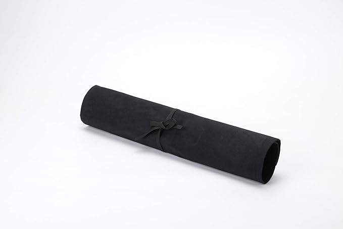 Chef’s Knife Roll Case, Waxed Canvas Cutlery Knives Holders Protectors, Home Kitchen Cooking Tools And Utensils Wrap Bag Wallet, Multi-Purpose Brush Roll Bag, Travel Tool Roll Pouch
