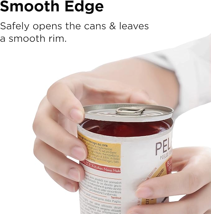 Kitchen Mama Auto 2.0 Electric Can Opener: Blade Opens Almost Any Can Pop or Soda Can - Automatic, Hands Free, Safe, Smooth Edge, Lid Remover, Battery Operated, Cordless, YES YOU CAN (Alpine Green)