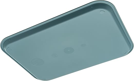 Carlisle FoodService Products Cafe Plastic Fast Food Tray, 12" x 16", Slate, (Pack of 24)