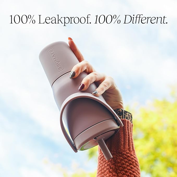 BrüMate Resa 25oz 100% Leakproof Travel Tumbler with Handle & Straw | Flexible SoftSip Straw | Silicone Sleeve for Durability | Stainless Steel | Cup Holder & Travel Friendly Water Bottle | (Dune)