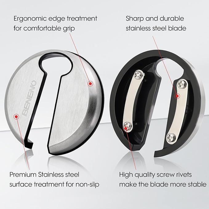 Beneno Multifunctional Wine Bottle Opener Gift Set - Wing Corkscrew, Foil Cutter, Vacuum Stopper & Aerator Pourer, Perfect for Wine Lovers Man Woman, Purple Set