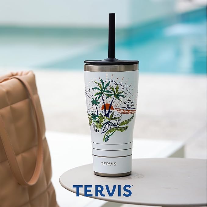 Tervis Traveler Star Wars - Stormtrooper Wordle Triple Walled Insulated Tumbler Travel Cup Keeps Drinks Cold & Hot, 30oz with Straw Lid, Stainless Steel