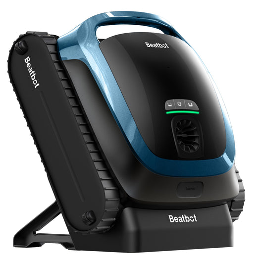 Beatbot AquaSense 2 Cordless Robotic Pool Vacuum Cleaner, Smart Surface Parking, Double-Pass Waterline Scrubbing, Cleans Floor, Walls, and Waterline, Above & In-Ground Pools up to 3,230 sq.ft - Blue